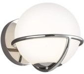 Elstead apollo 1 ljus vägglampa, polerad nickel, g9