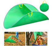 Recolector de hojas, bolsas plegables para hojas, recolector portátil de hojas y césped emergente, bolsa reutilizable para jardín y patio para basura