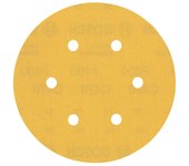 Papel de molienda experto c470 con 6 orificios para lijadora excéntrica, 150 mm, g 400, 50 pc.