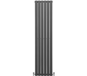 Radiadores de panel plano diseñador 1800x420mm gris antracita calefacción central calefactor horizontal montaje pared