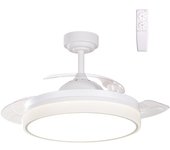 Ventilador led aspas retráctiles vera mini 35w 2900 lm cct