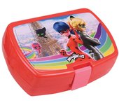Fun house miraculous 006082 ladybug - contenitore per bambini h.6,5 x l.17 x p.13,5 cm, rosso, normale