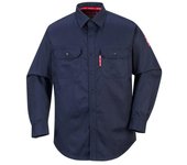 Camisa de trabajo resistente a la llama y protección arc2 bizflame 88/12 fr89