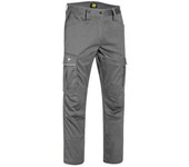Diadora pantalone cotone grigio taglia xl stretch cargo