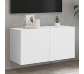 Vidaxl mueble para tv de pared blanco 80x30x41 cm