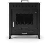 Prensa stove timanfaya 2 - estufa de leña 14.3kw, horno, eficiente y estilo sofisticado