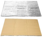 Alfombrilla de espuma insonorizante para aislamiento térmico de vehículos, impermeable, de 24 x 40 pulgadas y 10 mm