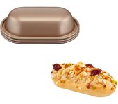 Tefal creabake j3088304 - set di 3 stampi per rotolo, rivestimento antiaderente, facile da sformatura, rimovibili e impilabili, facile da riporre