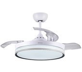 Ventilador techo sogo 21840 106cm led 3 aspas motor dc c/mando