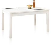 Mesa de comedor extensible nuka blanco 140–180 x 75 x 90 cm