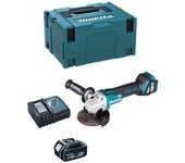Mini-amoladora makita dga511rtj1 (1 x 5,0 ah + dc18rc + makpac 3)