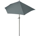 Sombrilla semicircular balcón terraza uv 50+ poliéster/aluminio 3kg con un alcance de 270 cm antracita sin soporte 04_0003900