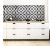 30 vinilos baldosas de cemento azulejos mauro - adhesivo de pared - revestimiento sticker mural decorativo - 30stickers20x20cm