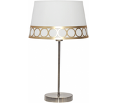 Sobremesa dalia blanco/oro 44x25x25