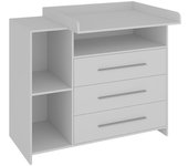 Vicco cómoda cambiador paula, blanco, 110 x 93.5 cm con cambiador