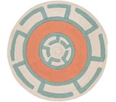Origen home decor plato decoracion pared cuadros | cuadro multicolor redondo - 30x30x1cm