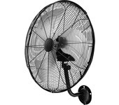 Ventilador industrial φ55cm con 3 velocidades, ventilador de pared bajo consumo de 79w/91w/102w con rotación horizontal, 3 aspas rotatorias, viento
