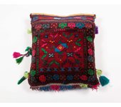 Ottoman - cojin de suelo - hecho a mano de alfombra lana afgano - pieza unica- etnico 45 x 45