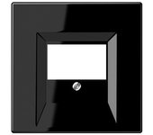 Placa para módulo comunicación knx/usb toma altavoz negro - jung