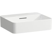 Lavabo laufen val, sin agujero para grifo, con rebosadero, 450x380mm, h8122800001091, color: blanco