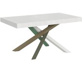 Mesa extensible 90x160/264 cm volantis fresno blanco estructura multicolor 4/a