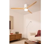 Windcalm dc - función verano/invierno - ventilador de techo 40w silencioso ø152 cm con luz y mando a distancia