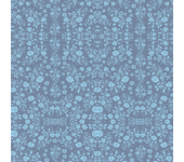 Papel pintado florales azules