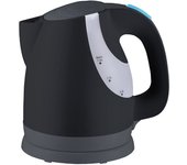 Hervidora eléctrica inalámbrica sin cable, 1.6 litros, base giratoria 360º - negro
