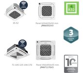 Cassette inverter johnson jcm35v3k, 3.026 fg / 3278 kcal , a++, compatible con wi-fi, alexa y google home