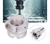 Fresa de extremo en ángulo recto de acero con alto contenido de carbono bap400r-80-27-6t de 90 grados