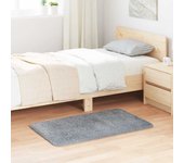 Alfombra navarra shaggy gris plata 60x100 cm