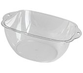 Lavabo transparente de pet grueso de gran capacidad, multifunción, portátil, para el hogar, la cocina y el baño (l)