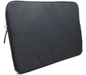 Tradineur - funda para ordenador portátil de 13/13.3/14 pulgadas - fabricación 100% poliéster - simulación piel - color negro