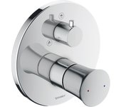 Duravit white tulip, monomando de ducha empotrado, 2 conectores, wt4210012010