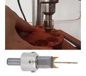Juego de 12 brocas para fresado de cuentas, herramienta para trabajar la madera, brocas para enrutador, accesorio de hardware, acero de aleación
