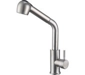 Grifo de cocina extraíble con rociador extraíble, grifo de cocina extraíble con 2 modos de rociado, cepillado, manguera de entrada de 80 cm