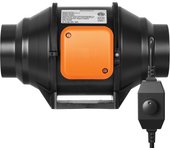 Succebuy ventilador de conducto en línea, 102 mm 129,7 cfm, velocidad variable, silencioso para enfriar