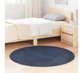 Alfombra de pelo largo navarra azul marino 120x120 cm