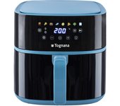 Tognana porcellane d2dfa05irzu freidora sencillo 8 l independiente 2000 w freidora de aire caliente negro, azul