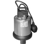 Bomba de agua sucia lowara doc7vx 0,75 cv sumergible portátil y automática de acero inoxidable