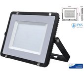 Faro led flood light 300w ip65 bianco freddo super slim 55 mm carcasa nera samsung guarantezia 5 anni sku-423