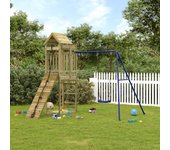 Vidaxl parque infantil de exterior madera de pino impregnada
