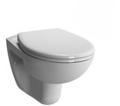 Vitra inodoro suspendido normus + asiento con de cierre suaves, blanco (6855-003-6290)