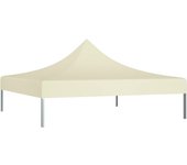 Techo de carpa para celebraciones crema 2x2 m 270 g/m2