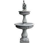 Fuente de jardín en hormigón piedra con bomba de agua melissa 100x220cm.