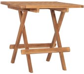 Mesa de jardín plegable 50x50x50 cm madera maciza de teca