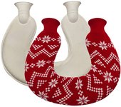 Juego de bolsas de agua caliente en forma de u ultrasuaves red snowflakes