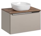 Mueble lavabo individual 80cm éros topo