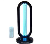 Ecode® lámpara de luz ultravioleta uv, germicida con generación de ozono para estancias de 45/50 m2, 38w, 10.000 horas, eco-3183