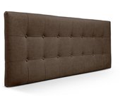 Cabecero zurich cabecero de cama tapizado para camas de 90 y 105 (115 x 57 cm) tela marron sueños zzz